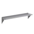 AmGood 12 in. x 60 in. Stainless Steel Wall Shelf | NSF Certified | Appliance & Equipment Metal Shelving | Kitchen, Restaurant, Garage, Laundry, Utility Room