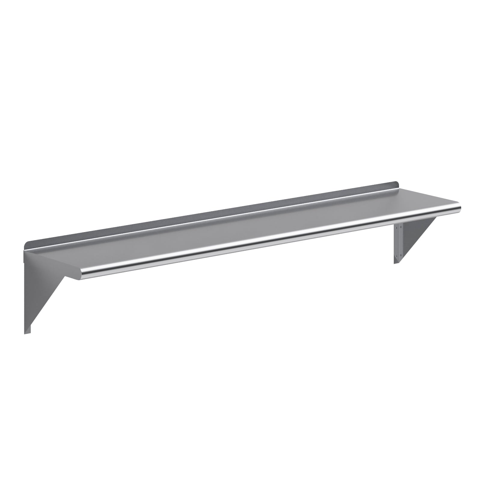AmGood 12 in. x 60 in. Stainless Steel Wall Shelf | NSF Certified | Appliance & Equipment Metal Shelving | Kitchen, Restaurant, Garage, Laundry, Utility Room