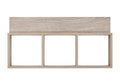 Danya B. Modern 3 Cube Floating Wall Shelf with Display Ledge - Easy to Hang Wall Mounted Triple Cubby Shelf - Oak