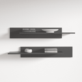 Fly Type-MX Wall Mounted Floating 2 Piece Shelf Set