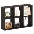 Furinno ROSSI 6-Cube Floating Shelves Wall Mount Bookshelf for Study Room White