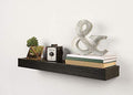 "HIGH & MIGHTY 515602, Tool Free Floating Shelf, 15 LB Limit, 18", Black"