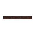KFFKFF Wooden Fireplace Mantel, 60" x 8" x 6", 50 lbs Load Capacity, Natural Wood Shelf for Fireplace or Wall, Wall-Mounted Floating Farmhouse Design, Handcrafted Rustic Brown Mantel for Home Decor