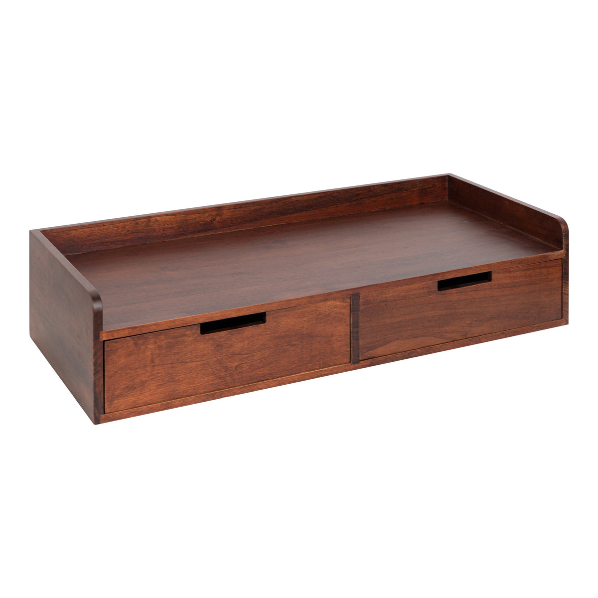 Kate And Laurel Wood Floating Shelf, 28 In x 12 In, Walnut Brown