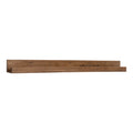 Kate And Laurel Wood Floating Shelf, 42 In x 3.5 In, Brown