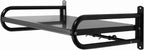 Miumaeov 20 x 15'' Carbon Steel Wall Shelf with 6 Hooks Wall Mounted Rack for Microwave or Household Grade Wall Mount Shelf with Fixing Kit Multifunctional Floating Shelves (Black)