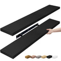 Sorbus Extra Long Floating Rectangle Shelves – 35" L x 9" D x 1.5" H Faux Wood Wall Shelves