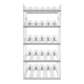 ToppiJoy 5 Layer Cigarette Display Holder, Retail Store Tobacco Display Stand Rack, Transparent Floating Shelf