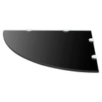 vidaXL Wall Corner Shelf Floating Corner Shelf Display Shelf Tempered Glass