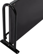 Miumaeov 20 x 15'' Carbon Steel Wall Shelf with 6 Hooks Wall Mounted Rack for Microwave or Household Grade Wall Mount Shelf with Fixing Kit Multifunctional Floating Shelves (Black)