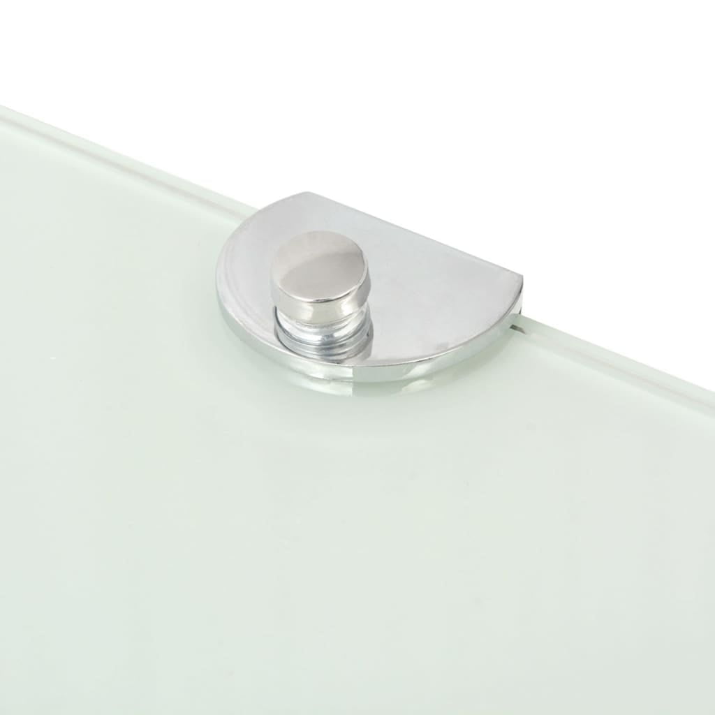 vidaXL Wall Corner Shelf Floating Corner Shelf Display Shelf Tempered Glass