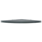 vidaXL Wall Corner Shelf Floating Corner Shelf Display Shelf Tempered Glass