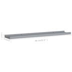 vidaXL Wall Shelves Floating Shelves Wall Mounted Display Shelves for Book