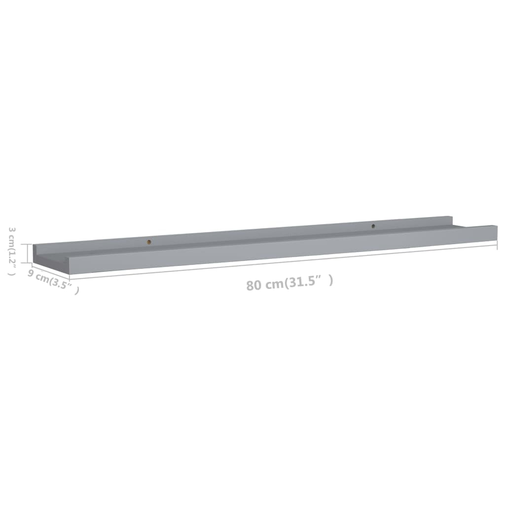 vidaXL Wall Shelves Floating Shelves Wall Mounted Display Shelves for Book