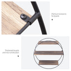 LUVODI 3 Tiers Round Wall Mounted Floating Shelf Wood Rustic for Bathroom Bedroom Living Room Decor