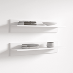 Fly Modular Wall Mounted Floating Shelf (Type-MX) White