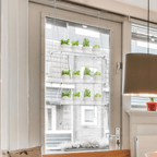 3-Tier Window Plant Shelves 16 Inch, Acrylic Adjustable Hanging Floating Shelf, Window Sill Extender for Indoor Plants