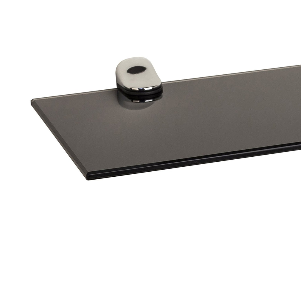 Danya B Glass Floating Shelves - Set of 2