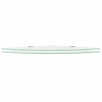 vidaXL Wall Corner Shelf Floating Corner Shelf Display Shelf Tempered Glass
