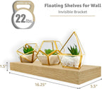 Sorbus Floating Shelves, Wall Shelves for Bedroom, Kitchen, Living Room, Bathroom Shelves Over The Toilet (4-Pack)