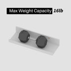 Floating Wall Shelves Set of 3, 36 inch Mounted Picture Ledge Shelf with Lip for Bathroom, Living Room, Kitchen, White
