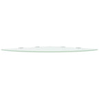 vidaXL Wall Corner Shelf Floating Corner Shelf Display Shelf Tempered Glass