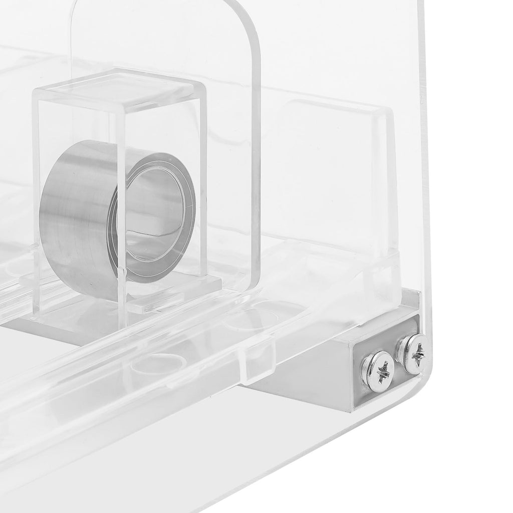 ToppiJoy 5 Layer Cigarette Display Holder, Retail Store Tobacco Display Stand Rack, Transparent Floating Shelf