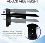 FEBTECH - Floating Shelf for Projector - Wall Entertainment Center Shelves - Floating Shelves for Tv,DVD Players, Games Consoles, Cable Boxes, TV Accessories, Black