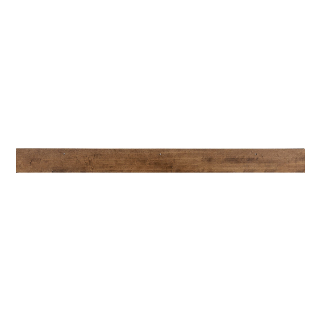 Kate And Laurel Wood Floating Shelf, 42 In x 3.5 In, Brown
