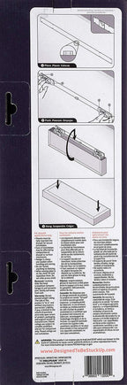 "HIGH & MIGHTY 515602, Tool Free Floating Shelf, 15 LB Limit, 18", Black"