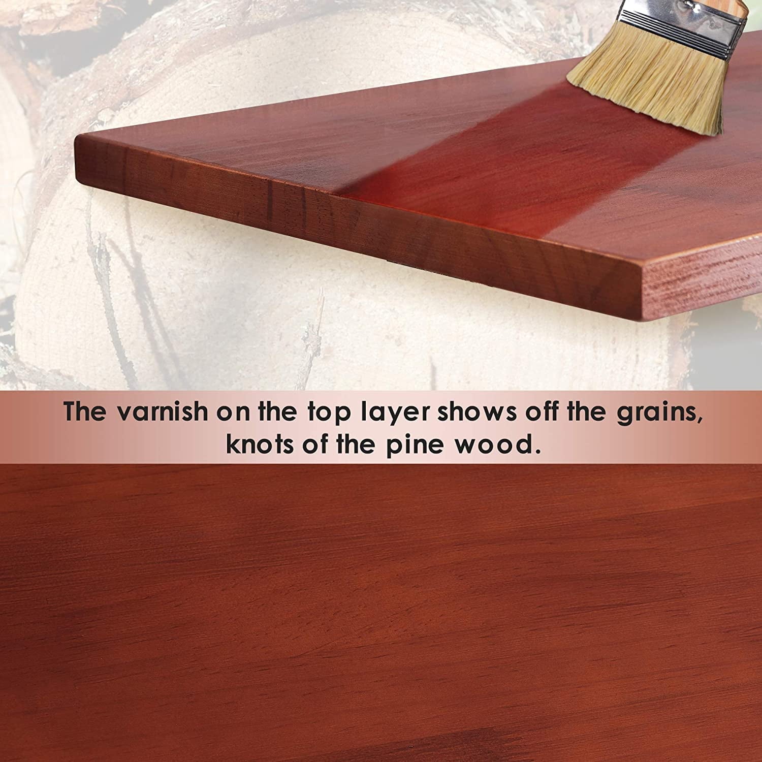 Ivinta 2-Tier Shelf Industrial Pipe Shelving Farmhouse Floating Shelves Wall Bookshelf for Kitchen Living Room Bathroom