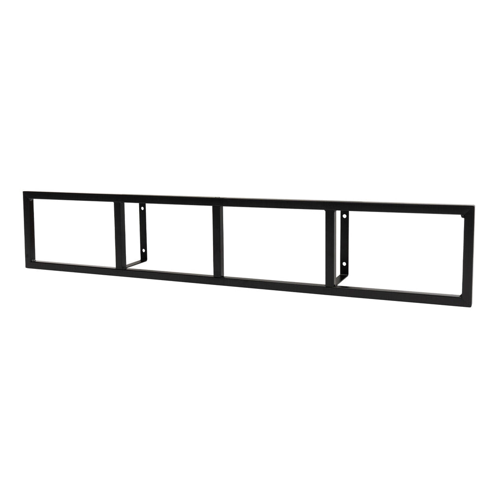 Set of 5 Video Game Rack,Wall Mount CD DVD Storage Shelf, 34 Inch Media Storage Rack Metal Floating Shelf Black,CD Rack