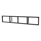 Set of 5 Video Game Rack,Wall Mount CD DVD Storage Shelf, 34 Inch Media Storage Rack Metal Floating Shelf Black,CD Rack