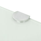 vidaXL Wall Corner Shelf Floating Corner Shelf Display Shelf Tempered Glass