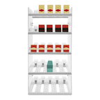 ToppiJoy 5 Layer Cigarette Display Holder, Retail Store Tobacco Display Stand Rack, Transparent Floating Shelf