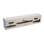Melannco Floating Molding Shelves Set of 5 Black