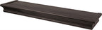 HIGH & MIGHTY Decorative 24" Floating Shelf Holds up to 20lbs, Easy Tool-Free Dry Wall Installation, Beveled, eCommerce Packaging, Espresso