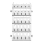 ToppiJoy 5 Layer Cigarette Display Holder, Retail Store Tobacco Display Stand Rack, Transparent Floating Shelf