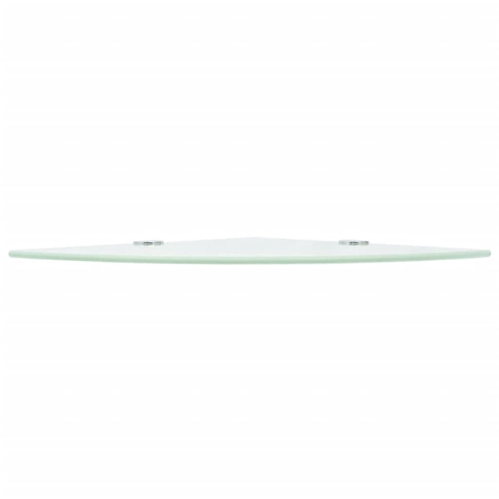 vidaXL Wall Corner Shelf Floating Corner Shelf Display Shelf Tempered Glass