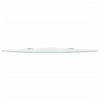 vidaXL Wall Corner Shelf Floating Corner Shelf Display Shelf Tempered Glass