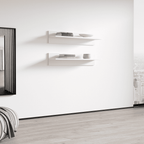 Fly Modular Wall Mounted Floating Shelf (Type-MX) White