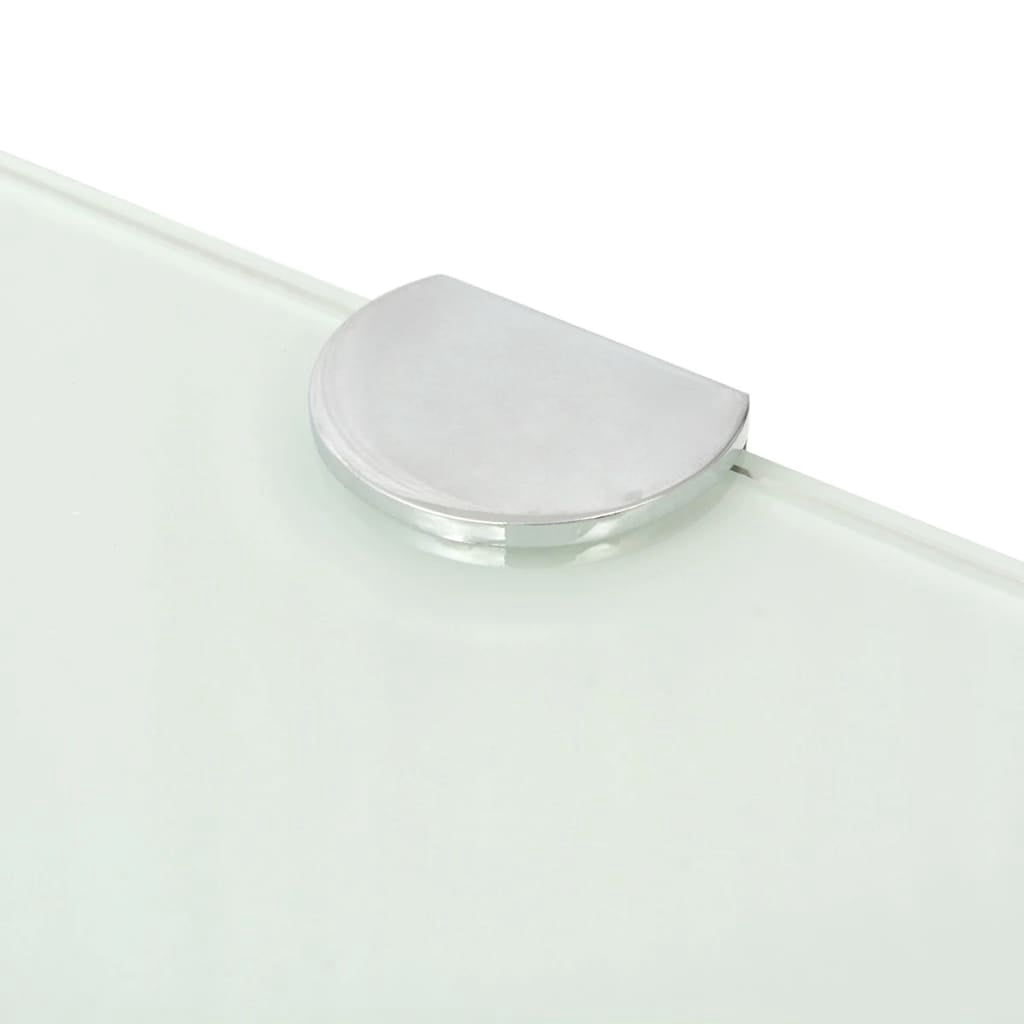 vidaXL Wall Corner Shelf Floating Corner Shelf Display Shelf Tempered Glass