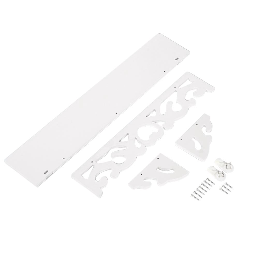 YLSHRF Display Wall Shelf, Wall Shelves,Set of 3 Shabby Floating Wall Shelves Bookshelf Display Wall Shelf Storage Rack