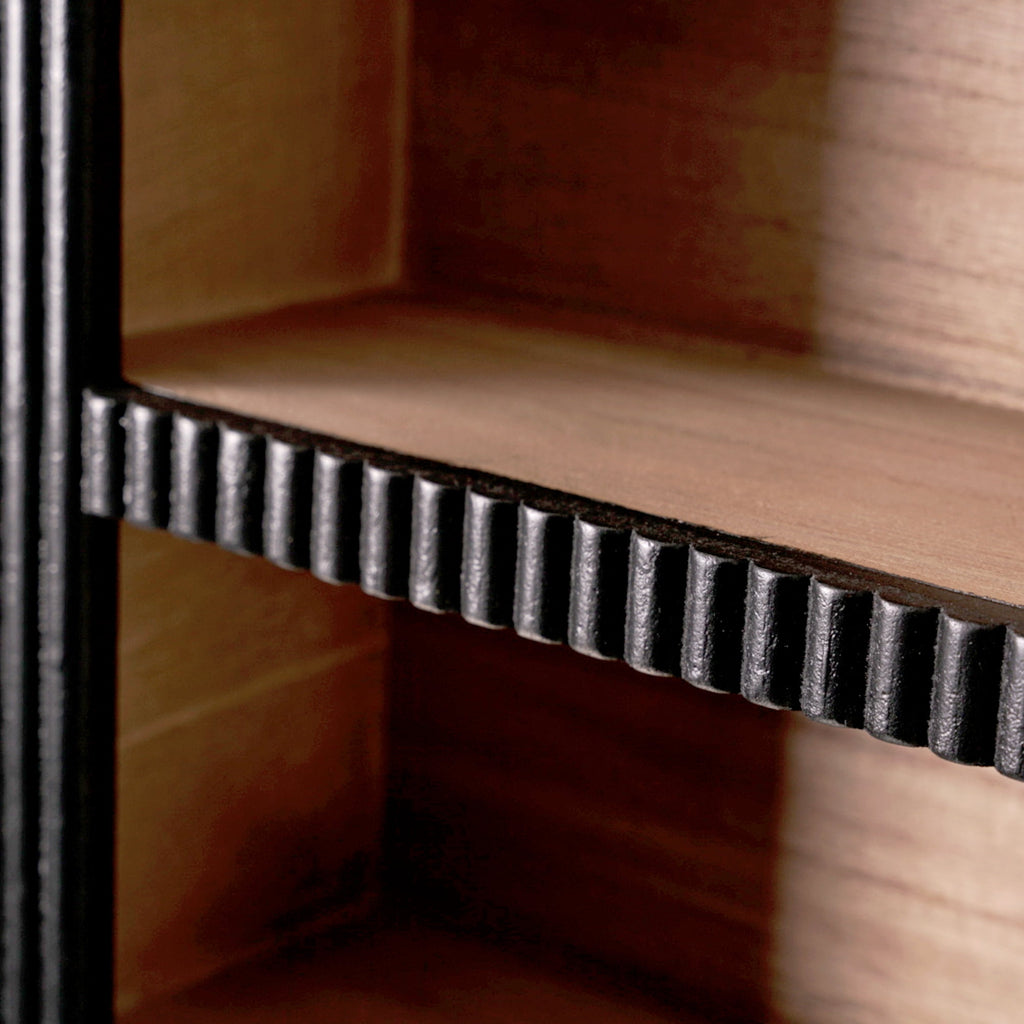 Beautiful Wooden Wall-Mounted Cubby Shelf, Black, 30.5 in x 18.25 in