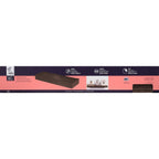HIGH & MIGHTY Modern 36" Floating Shelf Holds up to 25lbs, Easy Tool-Free Dry Wall Installation, Flat, eCommerce Packaging, Espresso