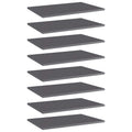 vidaXL 15.7 in x 23.6" Stainless Steel Floating Shelves 8 Count