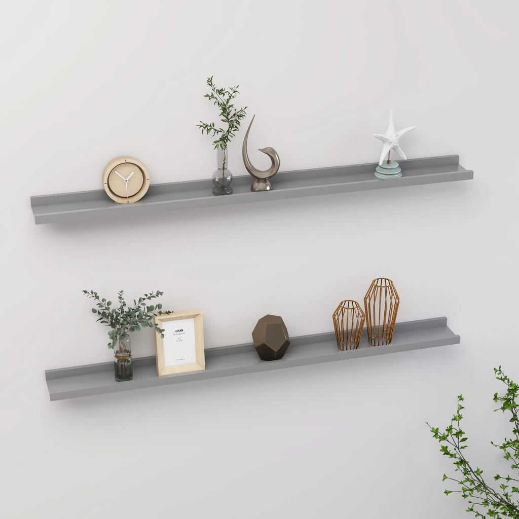 vidaXL Wall Shelf Floating Shelf Wall Mounted Display Shelf for Photo Frame